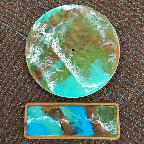 Resinworx workshop - Clock and tray