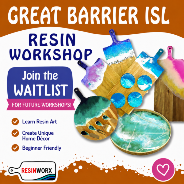 Great Barrier Island / Aotea Resin Workshop by ResinWorx. Waitlist